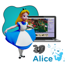 Alice 3d - КИБЕРшкола программирования для детей, компьютерные курсы для школьников, начинающих и подростков - KIBERone г. Химки