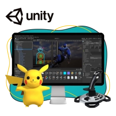 Мир игр на Unity 2D на популярном движке + AI-помощники - КИБЕРшкола программирования для детей, компьютерные курсы для школьников, начинающих и подростков - KIBERone г. Химки