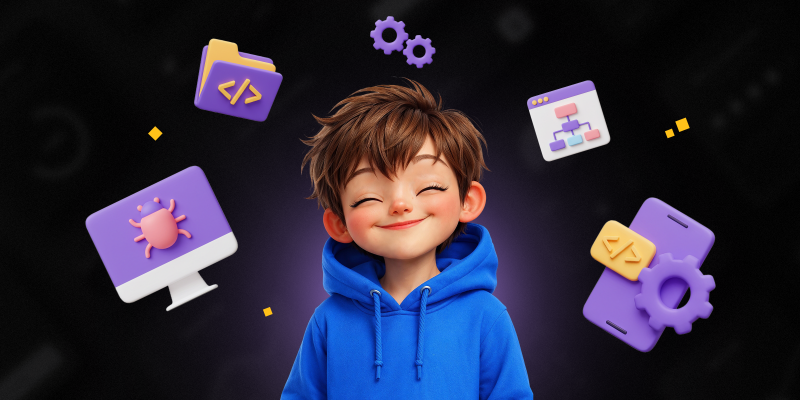 Идеальный сайт с нуля: код, дизайн и AI-помощник - КИБЕРшкола программирования для детей, компьютерные курсы для школьников, начинающих и подростков - KIBERone г. Химки